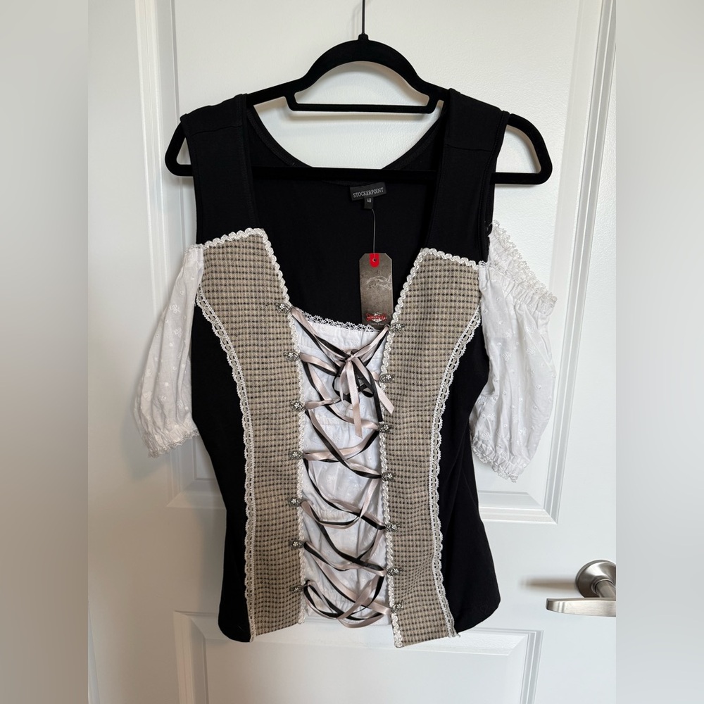Stockerpoint Dirndl Top Bodice Blouse Mieder